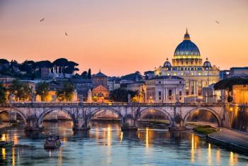 Night view of the Basilica St Peter in Rome, Italy | Image Credit: © Mapics - stock.adobe.com