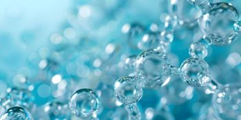 Molecules against a blue background. | Image Credit: © Anastasiia - stock.adobe.com