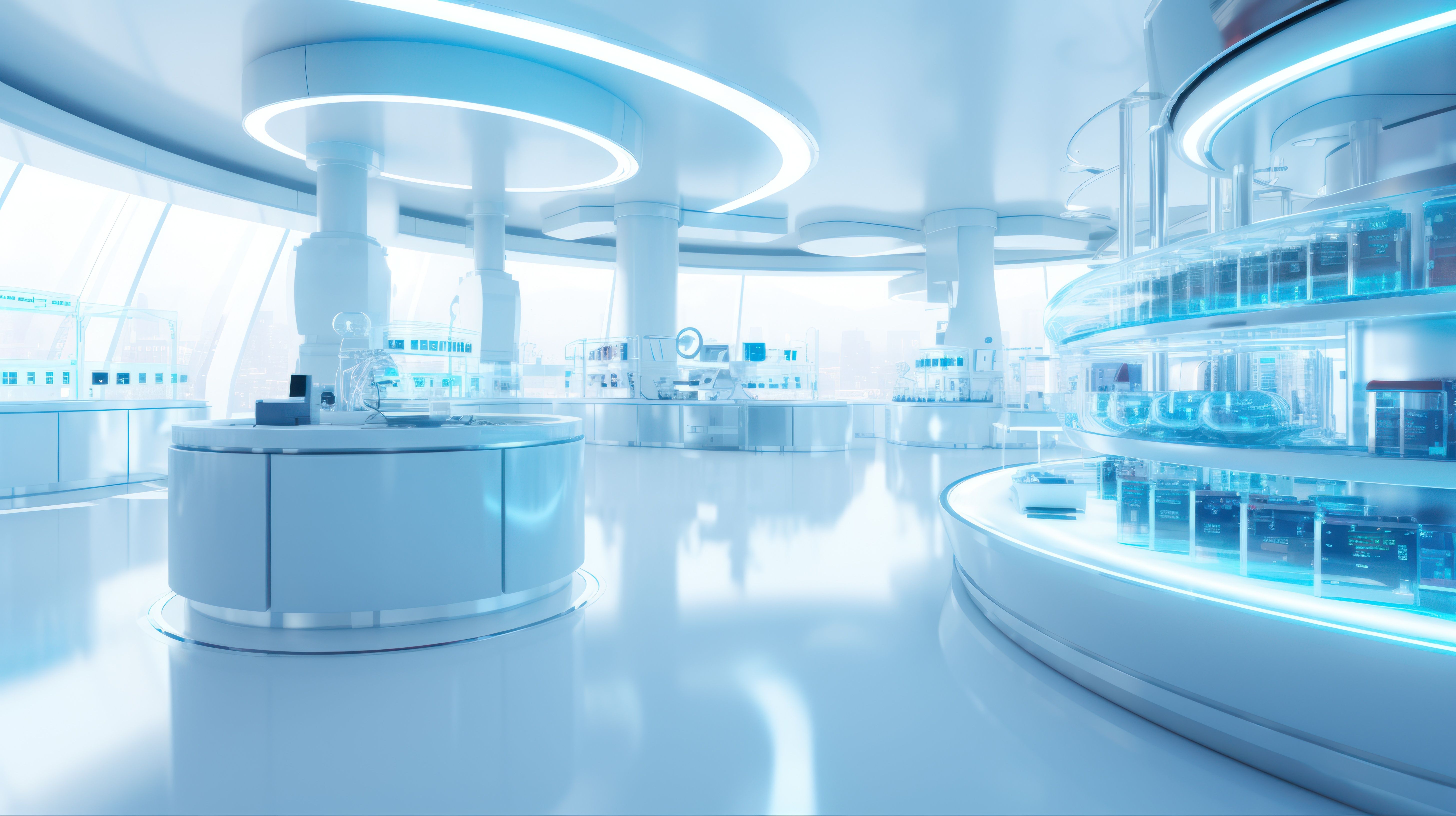 Blur Futuristic lab, clean science laboratory. | Image Credit: © CStock - stock.adobe.com.