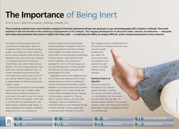 The Importance of Being Inert