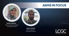 Sheher Mohsin, Founder and CEO of Beyond Spectral Peaks and mass spectrometry consultant at Innovative Omics, and Jeremy Koemel, research faculty at Yale University and CEO of Innovative Omics, ASMS 2026