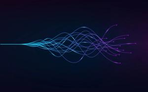 ai - artificial intelligence and deep learning concept of neural networks. Wave equalizer. Blue and purple lines. Vector illustration | Image Credit: © Ihor - stock.adobe.com.