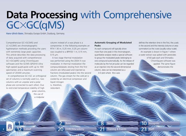 Data Processing with Comprehensive GC×GC(qMS)