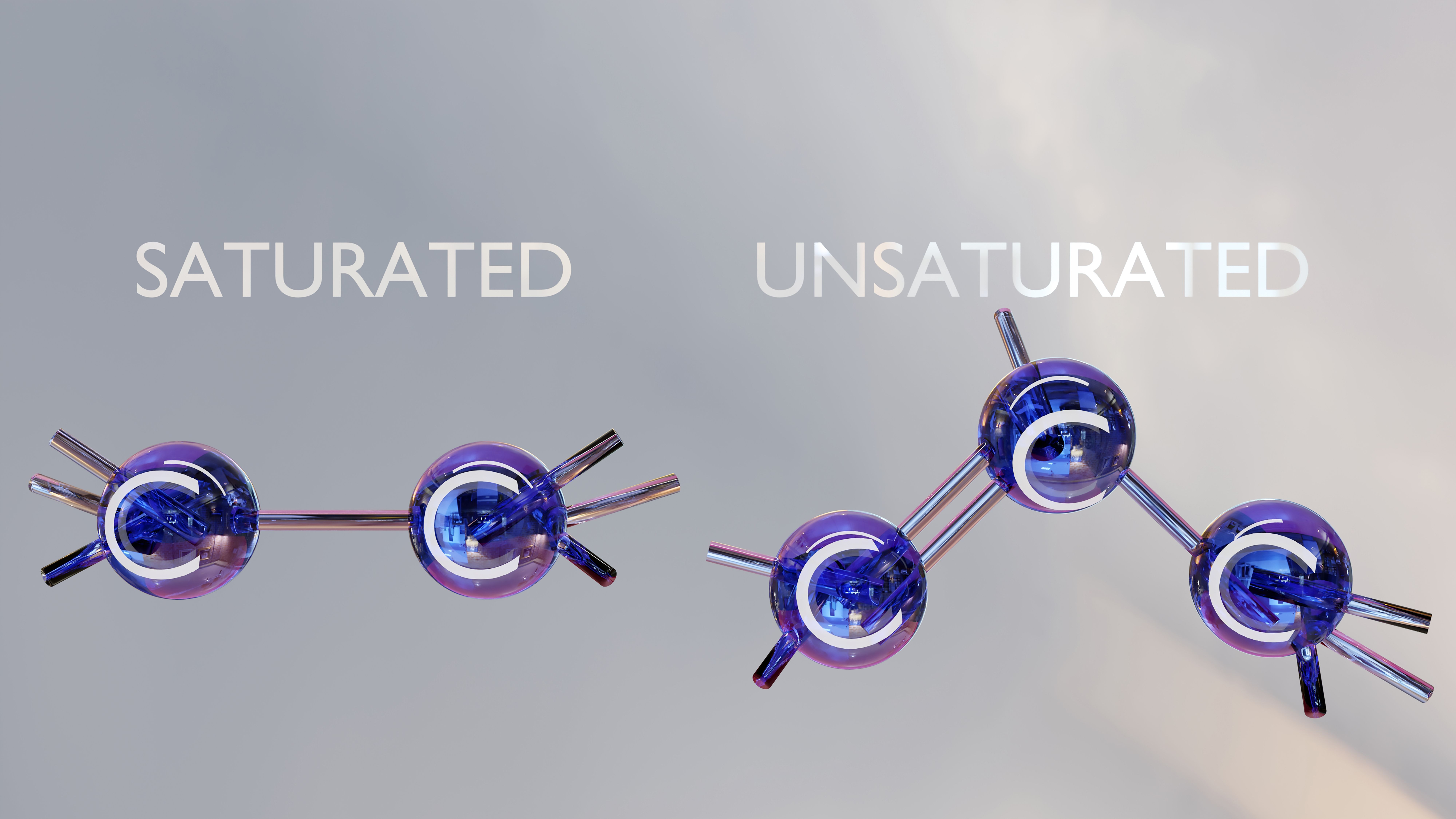 saturated and unsaturated fatty acids, triglyceride, triacylglycerol, triacylglyceride lipid, glycerol and 3 fatty acids, body fat in humans, structure formula, ball-and-stick model, 3d render | Image Credit: © MohammedElAmine - stock.adobe.com