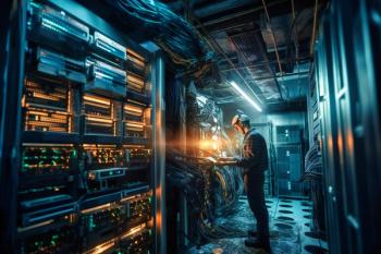 A dedicated network engineer meticulously maintaining and troubleshooting equipment in a state-of-the-art server room | Image Credit: © Real - stock.adobe.com