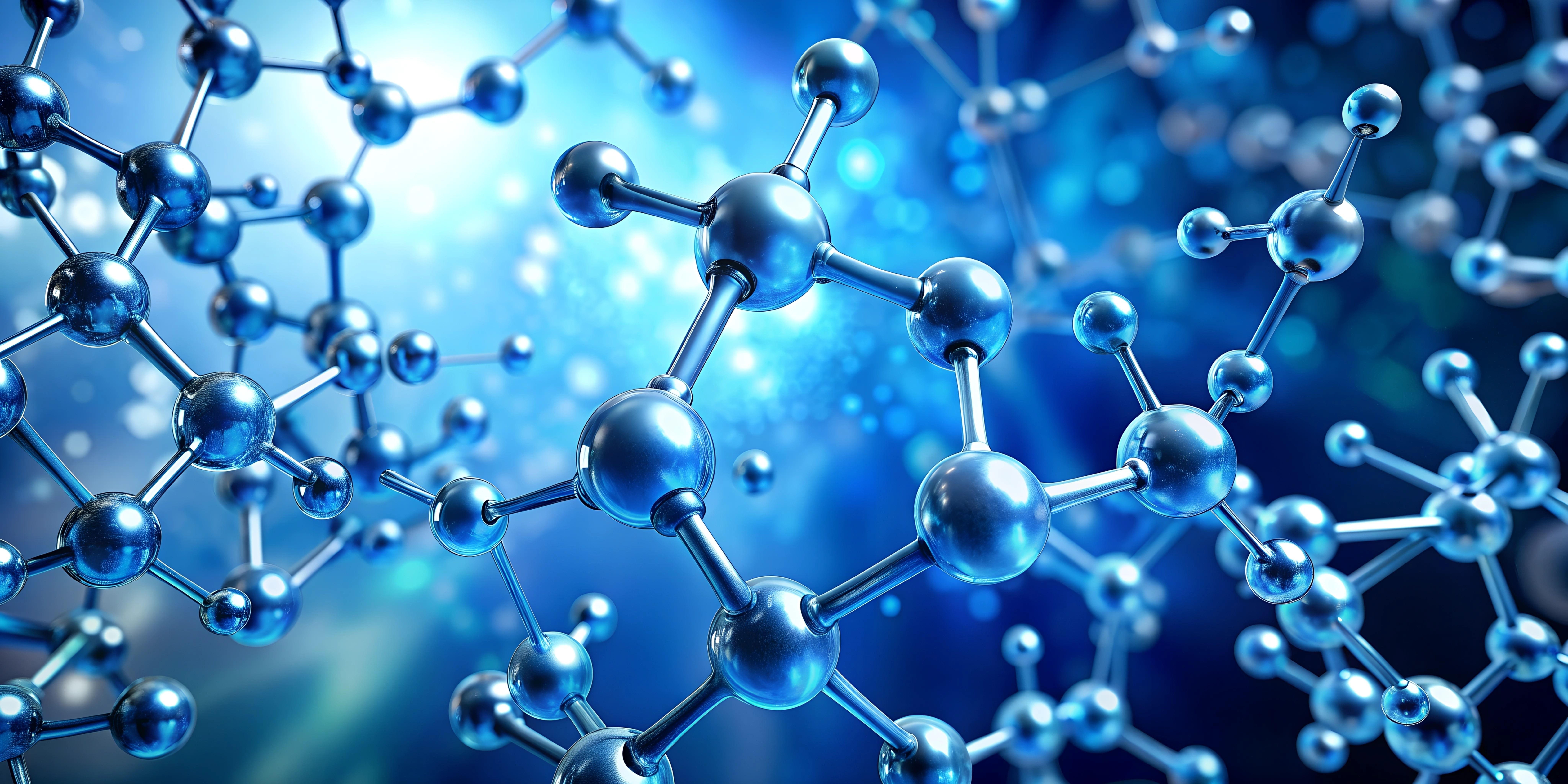 Abstract background with molecules. Generated with AI. | Image Credit: © Sanook - stock.adobe.com