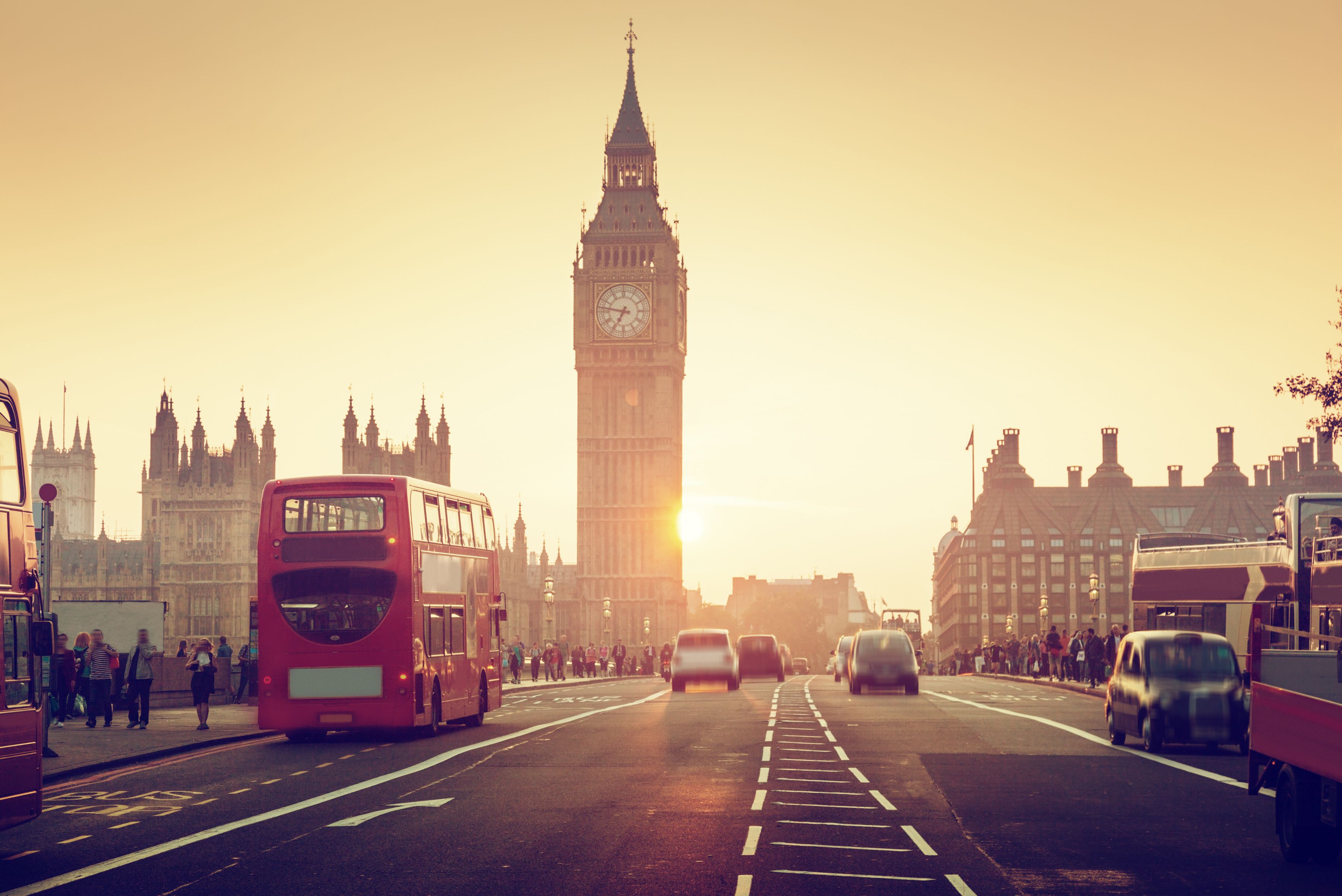 Westminster Bridge at sunset, London, UK | Image Credit: © Iakov Kalinin - stock.adobe.com