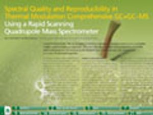Spectral Quality and Reproducibility in Thermal Modulation Comprehensive GCxGC-MS Mass Spectrometer Using a Rapid Scanning Quadrupole