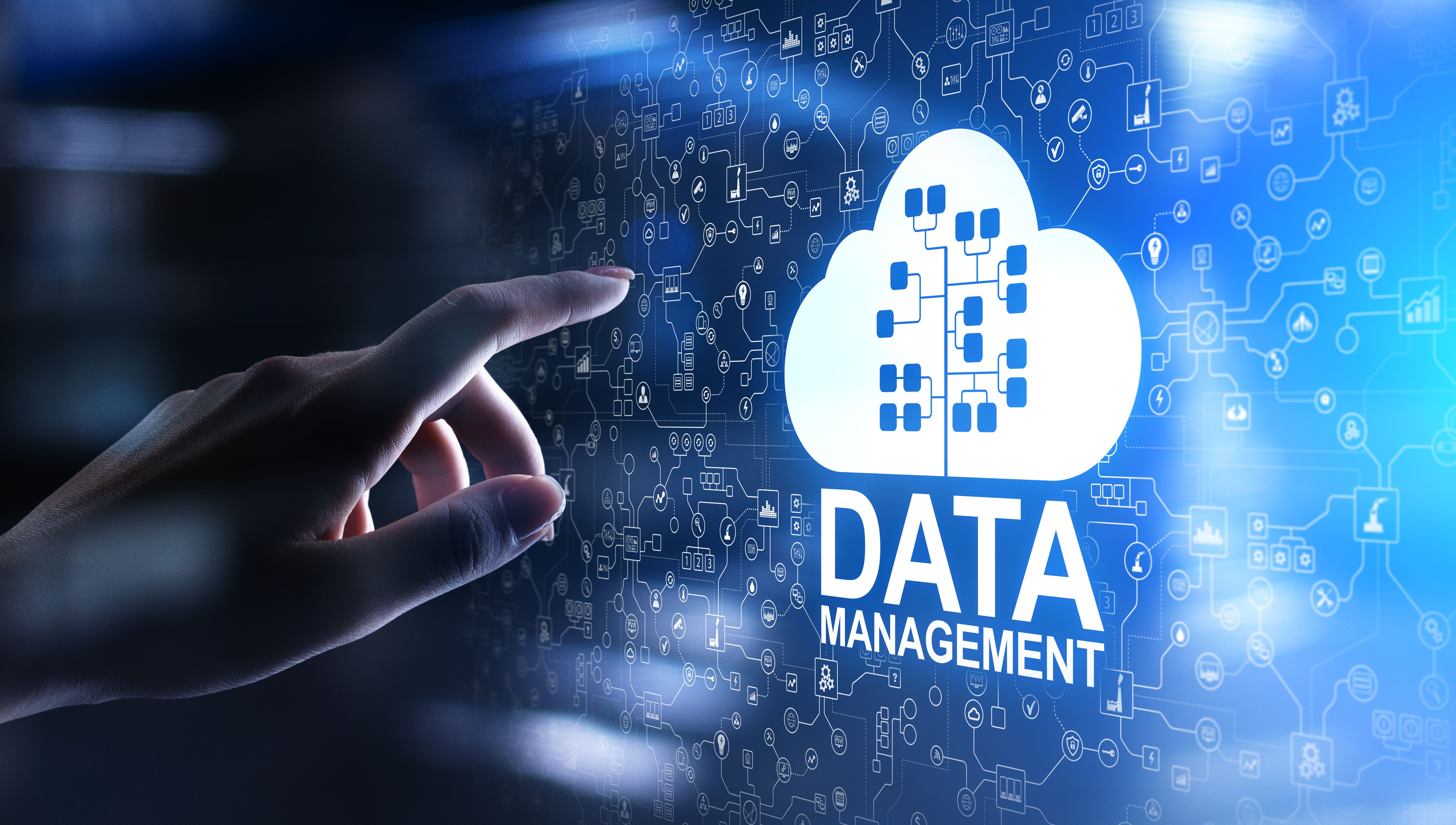 Data management system, cloud technology, Internet and business concept. | Image Credit: © WrightStudio - stock.adobe.com