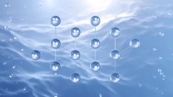 perfluorobutane molecular structure, 3d model molecule, simple fluorocarbon, structural chemical formula view from a microscope | Image Credit: © Сергей Шиманович - stock.adobe.com.