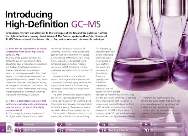 Introducing High-Definition GC-MS