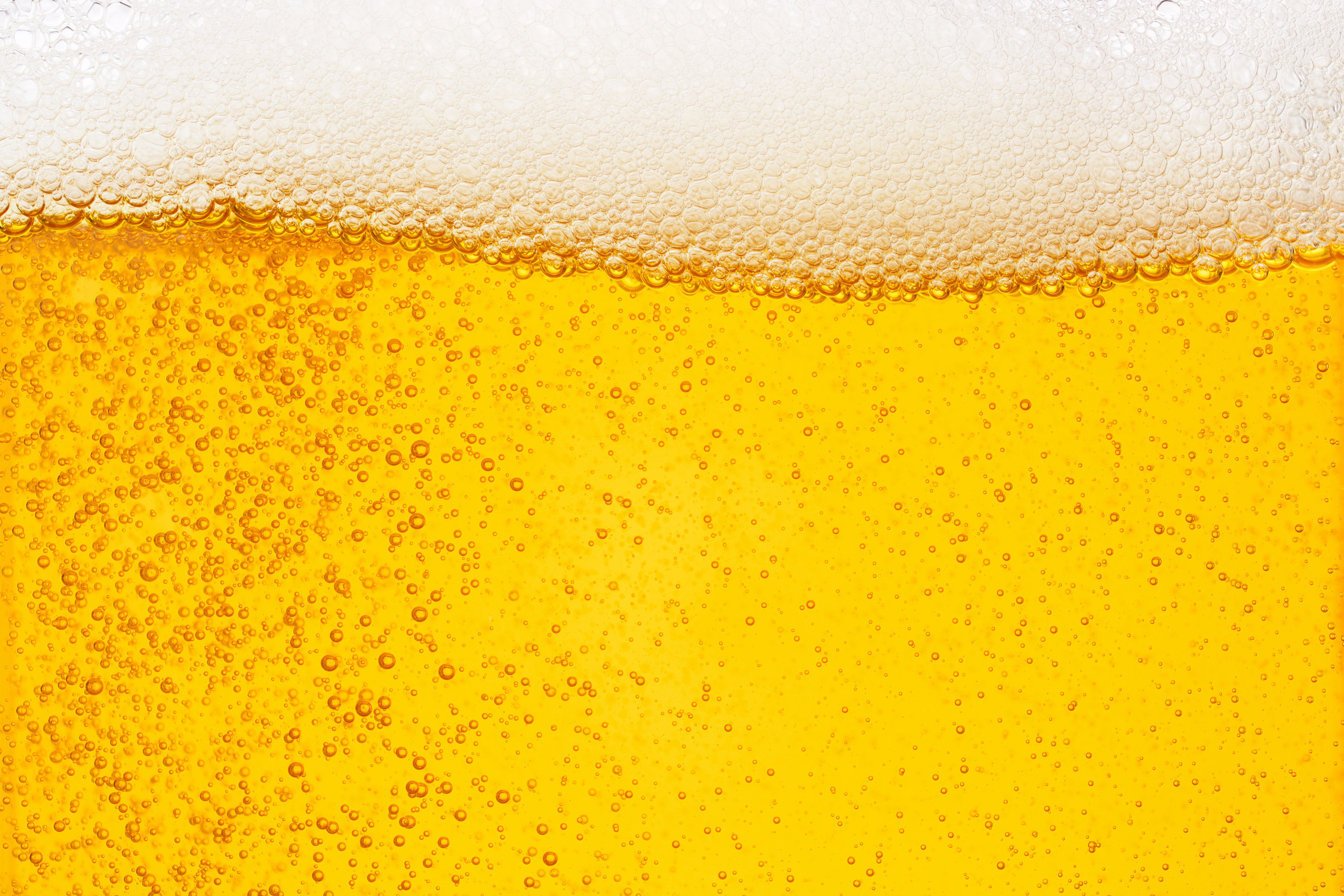 Pouring beer with bubble froth in glass for background on front view wave curve shape | Image Credit: © Love the wind - stock.adobe.com
