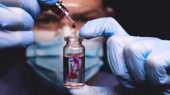 Laboratory worker scientist laboratory assistant tests chemicals for reactions in test tubes, interfering with different substances and obtaining a visual reaction. Concept of: Science, Chemistry. | Image Credit: © dkHDvideo - stock.adobe.com