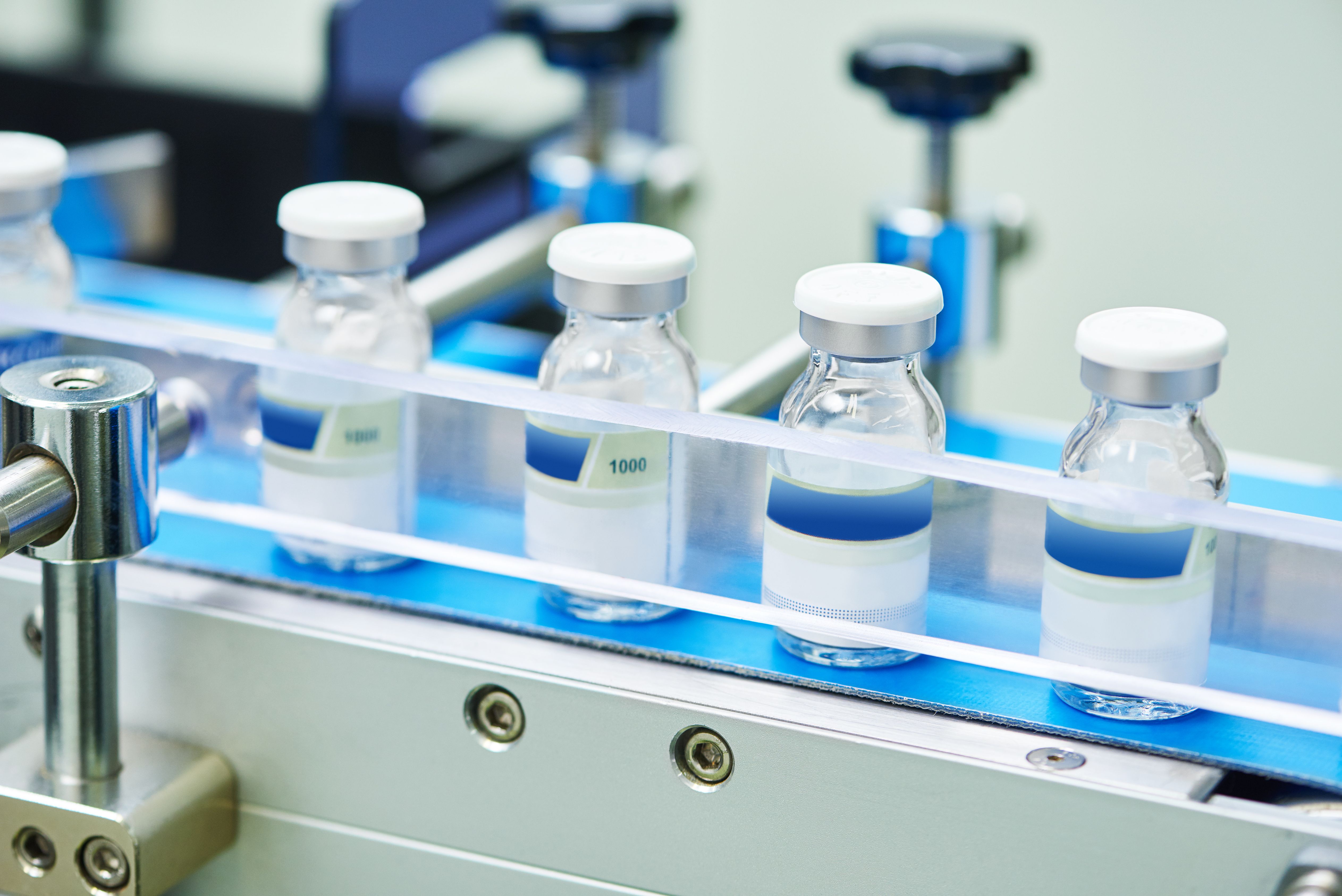 pharmaceutical glass bottles production line | Image Credit: © Kadmy - stock.adobe.com