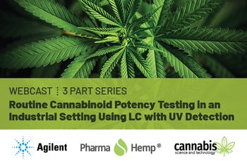 Routine Cannabinoid Potency Testing in an Industrial Setting Using LC with UV Detection