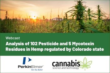Analysis of 107 Pesticides and 5 Mycotoxin Residues in Hemp regulated by Colorado State