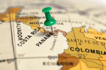 Panama on map
