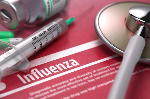 New research suggests the majority of people hospitalized with influenza also had a chronic illness.
