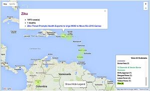 Contagion Digital News Resource Unveils Global Outbreak Monitor for Zika, Ebola, Yellow Fever, and Other Infectious Diseases