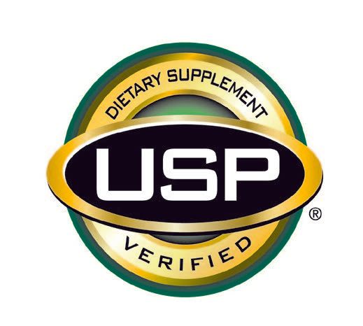 The usp symbol on the label of a vitamin supplement