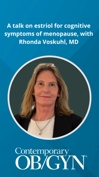 A talk on estriol for cognitive symptoms of menopause, with Rhonda Voskuhl, MD