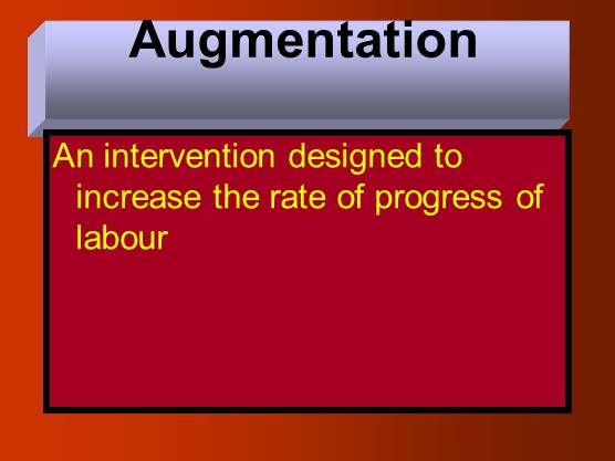 Induction Of Labour Practice Recommendations