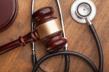 Stethoscope and gavel