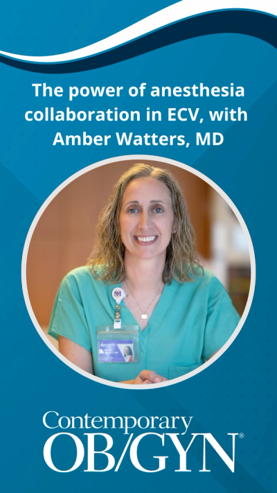 The power of anesthesia collaboration in ECV, with Amber Watters, MD