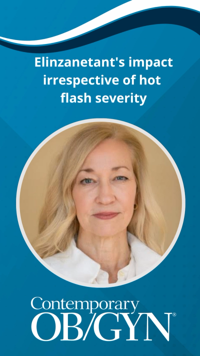 Elinzanetant's impact irrespective of hot flash severity