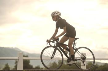 Female cyclist
