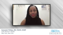 Kameelah Phillips, MD, FACOG, NCMP, is featured in this series.