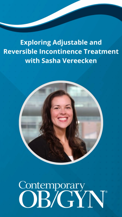 exploring Adjustable and Reversible Incontinence Treatment with Sasha Vereecken