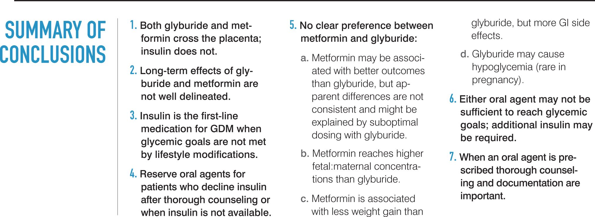 Using Oral Antidiabetic Agents To Manage Hyperglycemia In Gdm