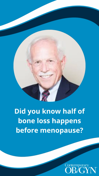 Did you know half of bone loss happens before menopause?