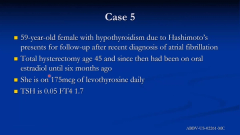 EP. 5 EP 5: Management of Hypothyroidism during menopause clinical cases