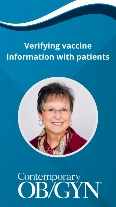 Verifying vaccine information with patients