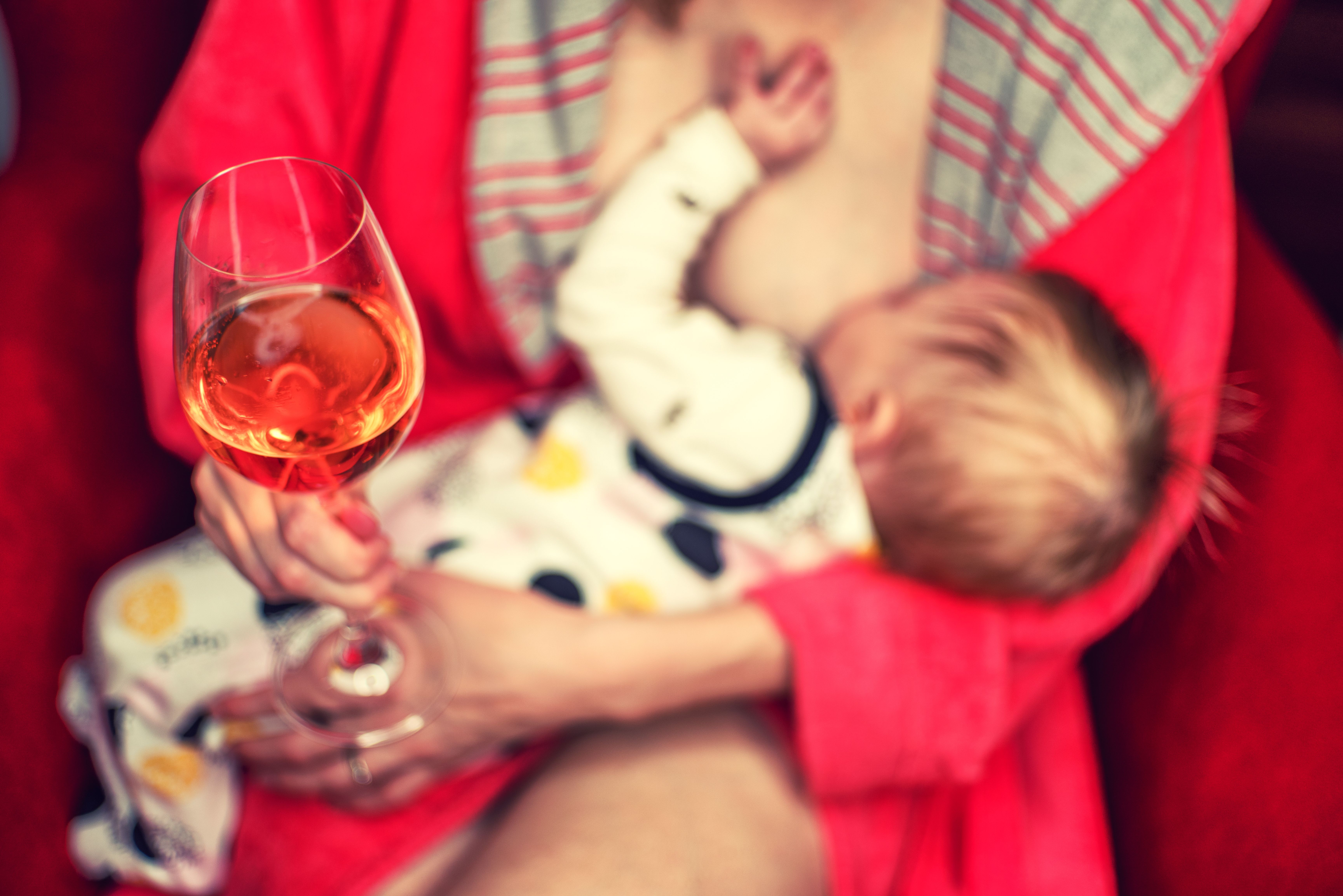 Breastfeeding after a store bottle of wine