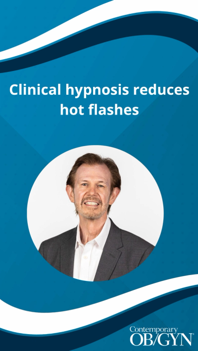 Clinical hypnosis reduces hot flashes