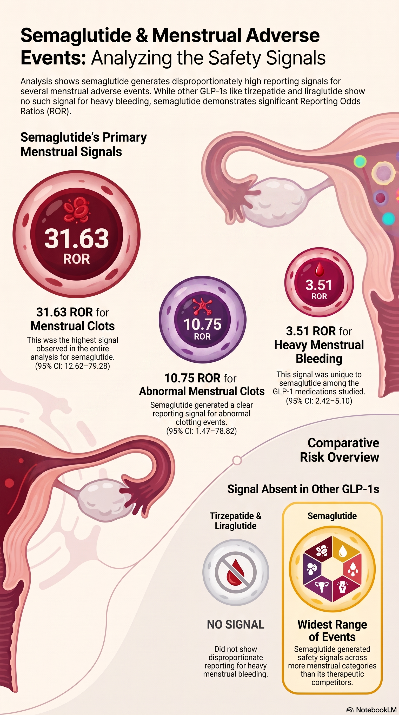 GLP-1 RAs linked to broad menstrual adverse event signals in reproductive-aged patients