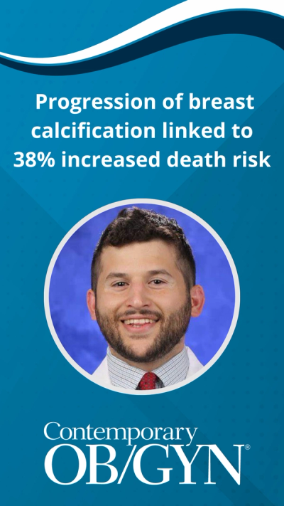 Progression of breast calcification linked to 38% increased death risk