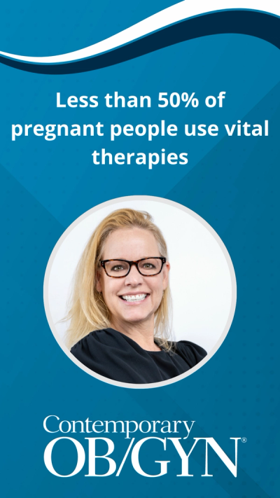 Less than 50% of pregnant people use vital therapies | Image Credit: nursing.nyu.edu.