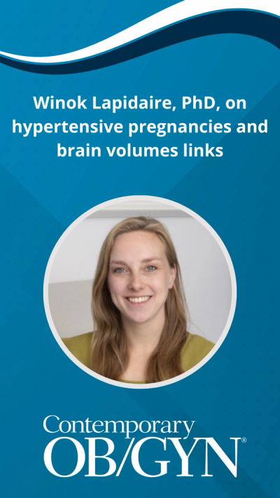 Winok Lapidaire, PhD, on hypertensive pregnancies and brain volumes links