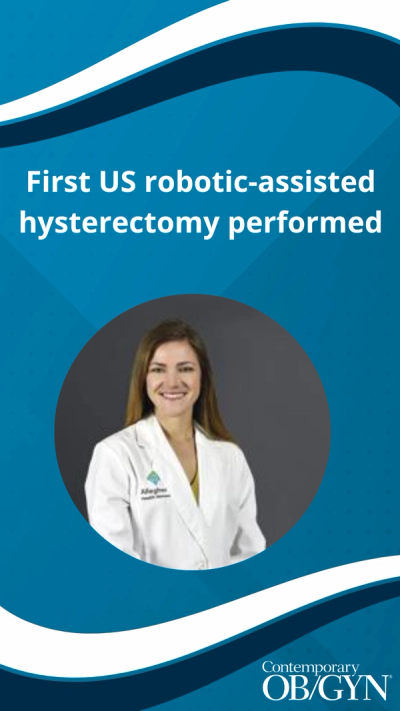 First US robotic-assisted hysterectomy performed | Image Credit: findcare.ahn.org.