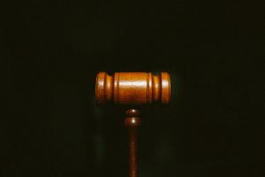 wooden gavel