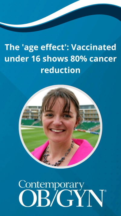 The 'age effect': Vaccinated under 16 shows 80% cancer reduction | Image Credit: linkedin.com.