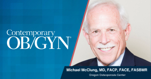 Michael McClung, MD, discusses early prevention and maintenance strategies in perimenopausal bone loss | Image credit: Contemporary OB/GYN