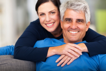 Middle aged couple