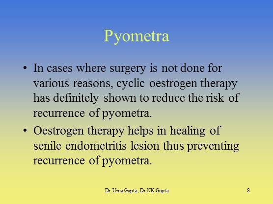 Pyometra: Diagnosis and Management