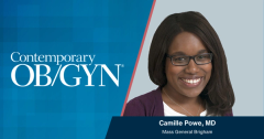 Camille Powe, MD, discusses weight gain from stopping GLP-1RAs in pregnancy | Image Credit: massgeneral.org.