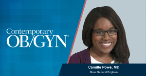 Camille Powe, MD, discusses weight gain from stopping GLP-1RAs in pregnancy | Image Credit: massgeneral.org.
